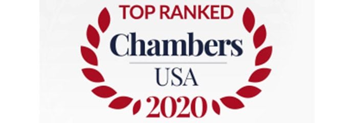 TOP RANKED Chambers USA 2020